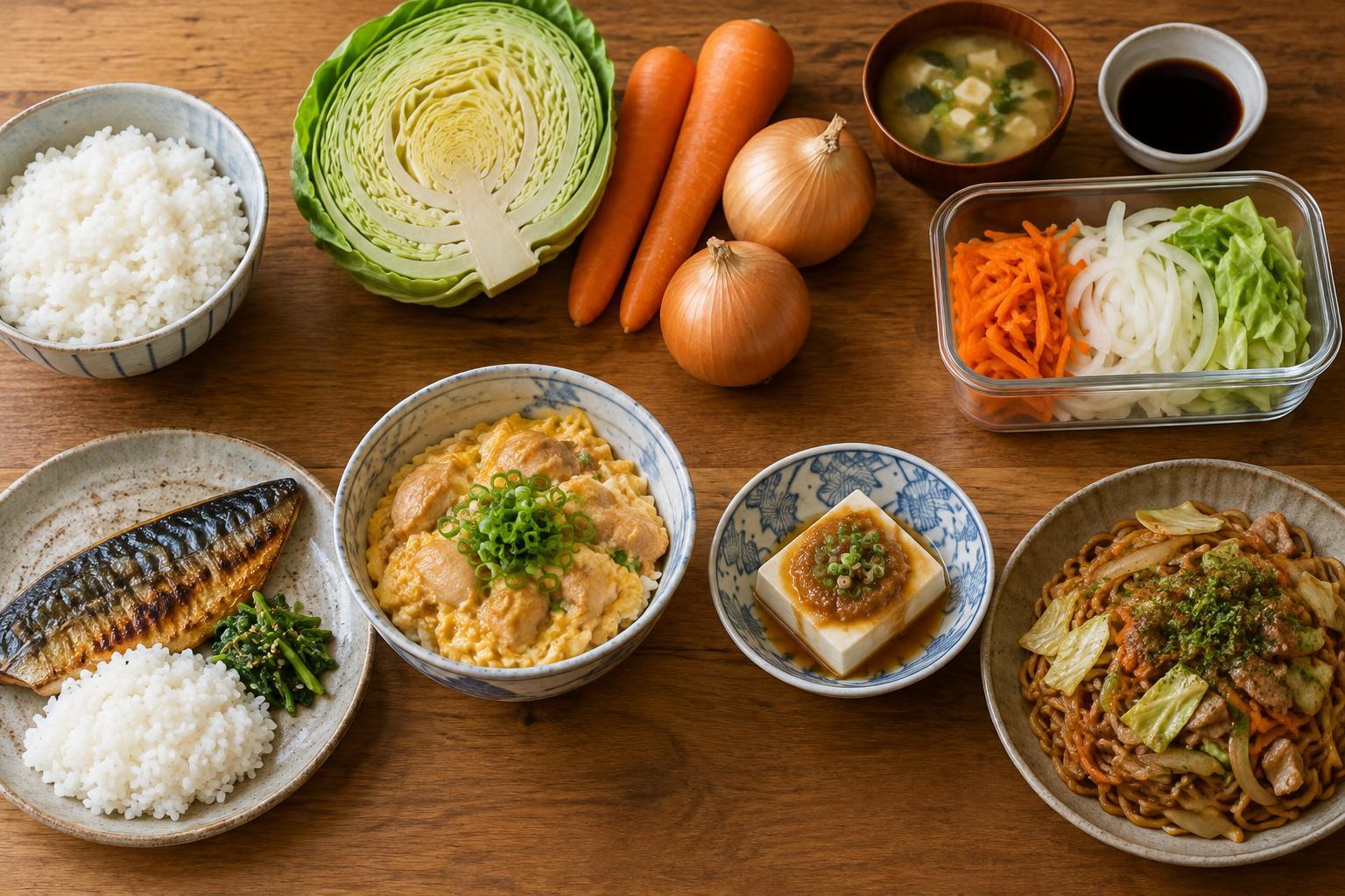 How to Plan Five Weeknight Japanese Dinners Around Shared Ingredients